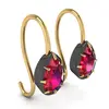 3. Pear Shaped 0.5ct Ruby Earrings thumbnail