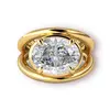 1. Oval Duo Band Diamond Ring thumbnail