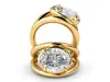 2. Oval Duo Band Diamond Ring thumbnail