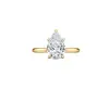 5ct Pear Diamond Lab Ring IGI thumbnail