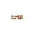Chain Link Mini Rose Gold Ring thumbnail