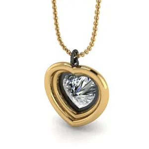 3. Tiered Heart 5.00ct Diamond Pendant thumbnail