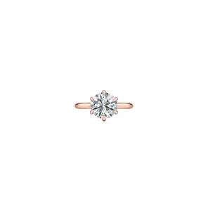 2ct Round Diamond Lab Ring GIA
