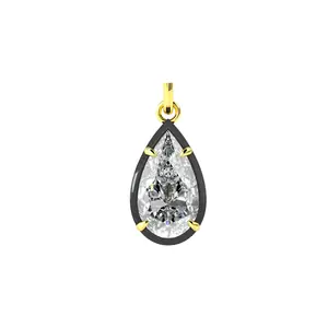 Pear Shaped 3ct Diamond Pendant
