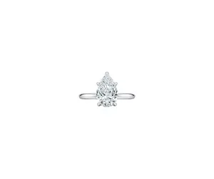 1ct Pear Diamond Lab Ring IGI