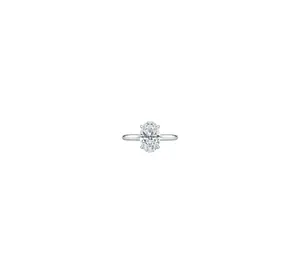 1ct Oval Diamond Lab Ring IGI