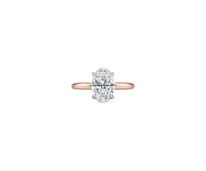 3ct Oval Diamond Lab Ring IGI
