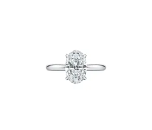 5ct Oval Diamond Lab Ring IGI