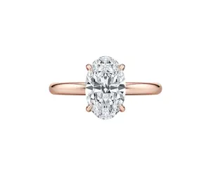 1. 3ct Oval Diamond Natural Ring thumbnail