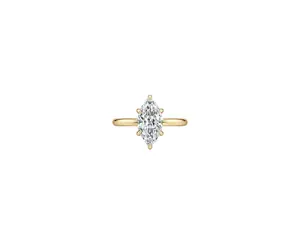 1ct Marquise Diamond Lab Ring IGI