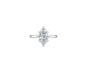 3ct Marquise Diamond Lab Ring IGI