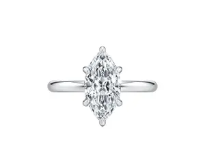 6ct Marquise Diamond Lab Ring IGI