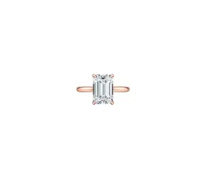 1ct Emerald IGI Diamond Lab Ring