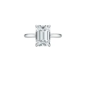 5ct Emerald IGI Diamond Lab Ring