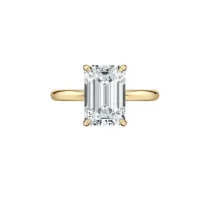 6ct Emerald IGI Diamond Lab Ring