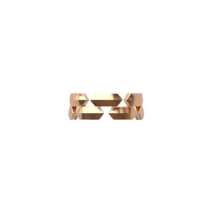 Chain Link Mini Rose Gold Ring