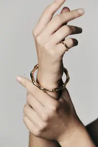3. Bamboo Rose Gold Ring thumbnail