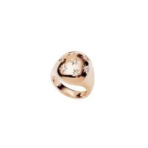 Celestial Diamond Rose Gold Ring